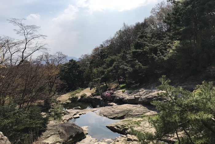 韓国伝統庭園の城楽園の様子＝ソウル市