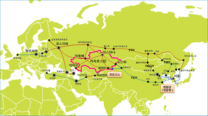 ユーラシア大陸鉄道 韓国 カザフスタンの貨物輸送力を強化 Korea Net The Official Website Of The Republic Of Korea