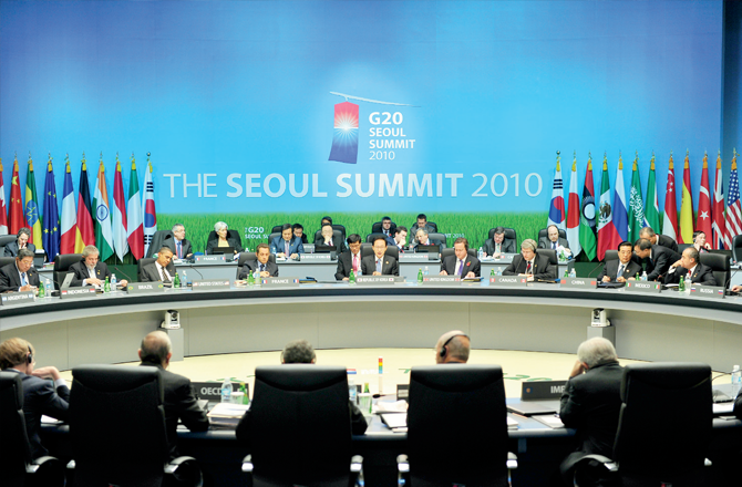 The G20 Summit in Seoul in 2010