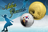 「フィギュア・クイーン」キム・ヨナ　引退記念メダルを発売