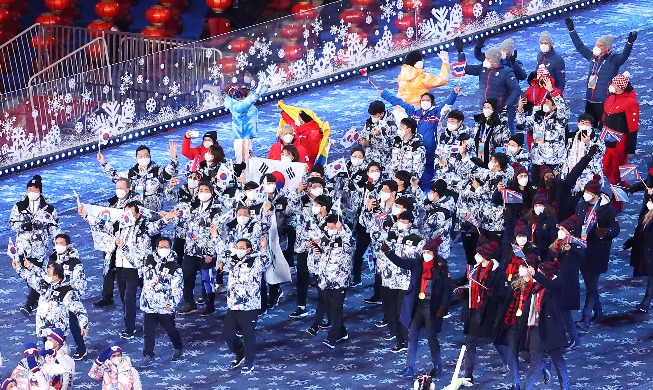 北京五輪閉幕 韓国は14位 メダル9個獲得