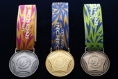 2014仁川アジア競技大会のメダルを公開 