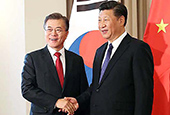 韓中首脳会談（２０１７年７月）
