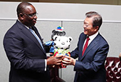 韓国・セネガル首脳会談（２０１７年９月）
