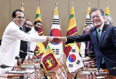 韓国・スリランカ首脳会談（２０１７年１１月）
