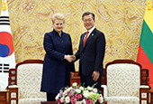 韓国・リトアニア首脳会談（２０１８年２月）