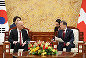 韓国・スイス首脳会談 （２０１８年２月）
