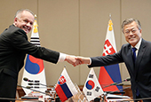 韓国・スロバキア首脳会談(2018年4月)
