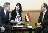 韓国・エジプト首脳会談（２０１８年９月）