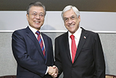 韓国・チリ首脳会談（２０１８年９月）
