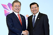 韓国・ラオス首脳会談（２０１８年１１月）