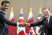 韓国・カタール首脳会談（２０１９年１月）