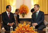 韓国・カンボジア首脳会談（２０１９年３月）