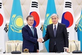 韓・カザフスタン首脳会談(2019年4月)