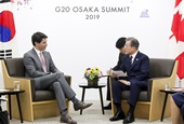 韓国・カナダ首脳会談(2019年6月)