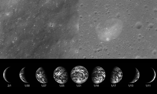 韓国初の月探査機　月の表面を初撮影