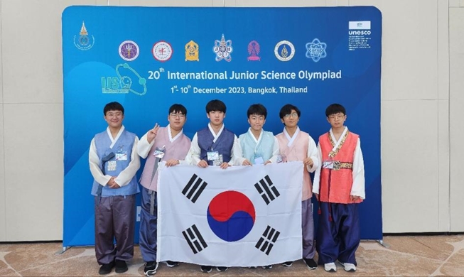 韓国、国際ジュニア科学五輪で１位　全員が金メダル獲得