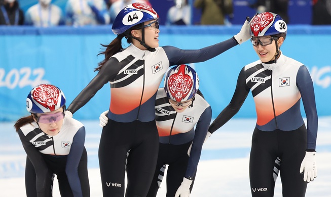 女子リレーで韓国が銀 ３大会連続でのメダル獲得＝北京五輪