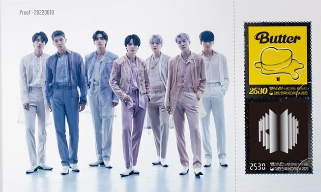 「BTSデビュー１０年」記念切手　６月１３日に発売へ