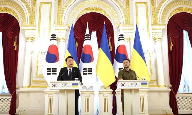 尹大統領がウクライナ訪問　ゼレンスキー大統領と首脳会談