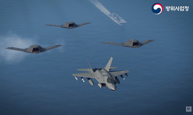 次世代戦闘機「KF-21」と韓国製無人戦闘機の合同作戦実施　ＣＧ映像で公開