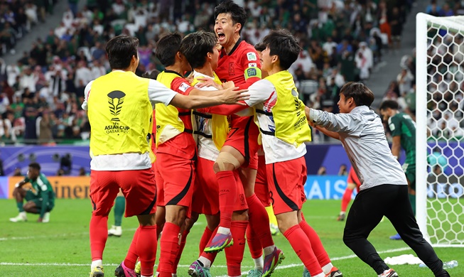 韓国、アジア杯ベスト８に進出