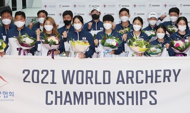 アーチェリー・世界選手権で金メダル 韓国勢が全種目席巻