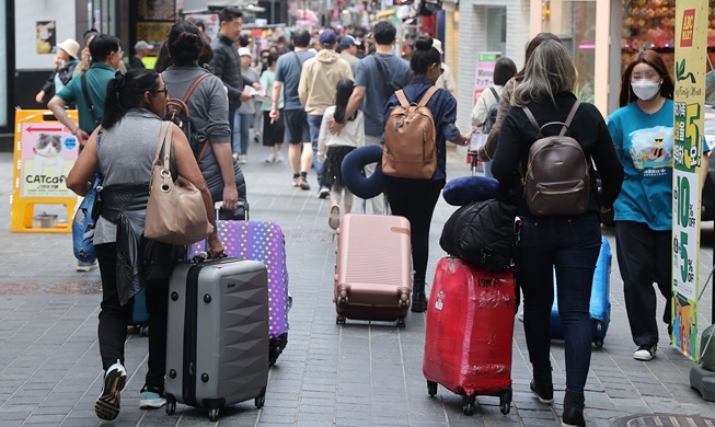 ４月の訪韓外国人８８万９千人　日本人が最多