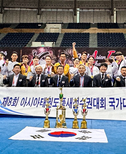 韓国テコンドー、アジアプムセ選手権大会で7回連続総合優勝