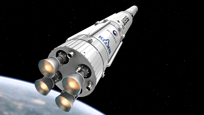  韓国型ロケット「ヌリ」のイメージ＝科学技術情報通信部