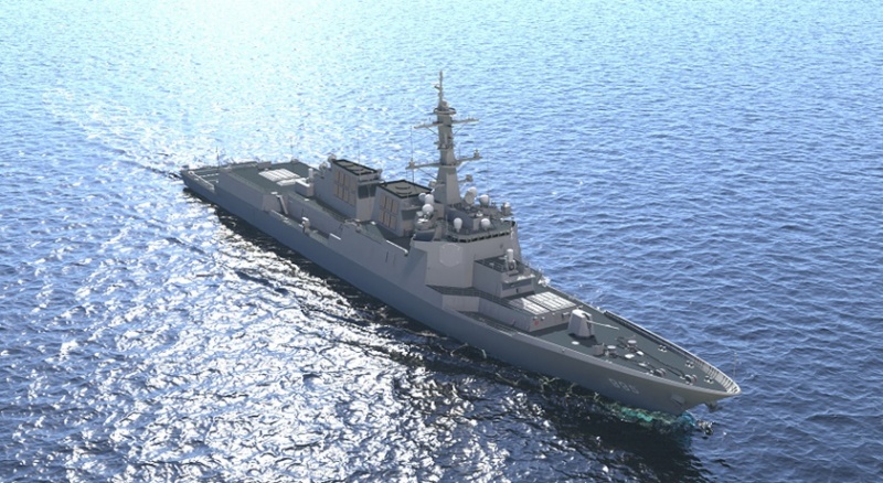 次世代イージス駆逐艦「正祖大王艦」のイメージ＝韓国海軍