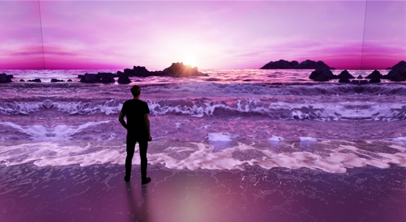 「VIVID SPACE」の「SPACE_1」で見られる代表作「Ｔｗｉｌｉｇｈｔ」
