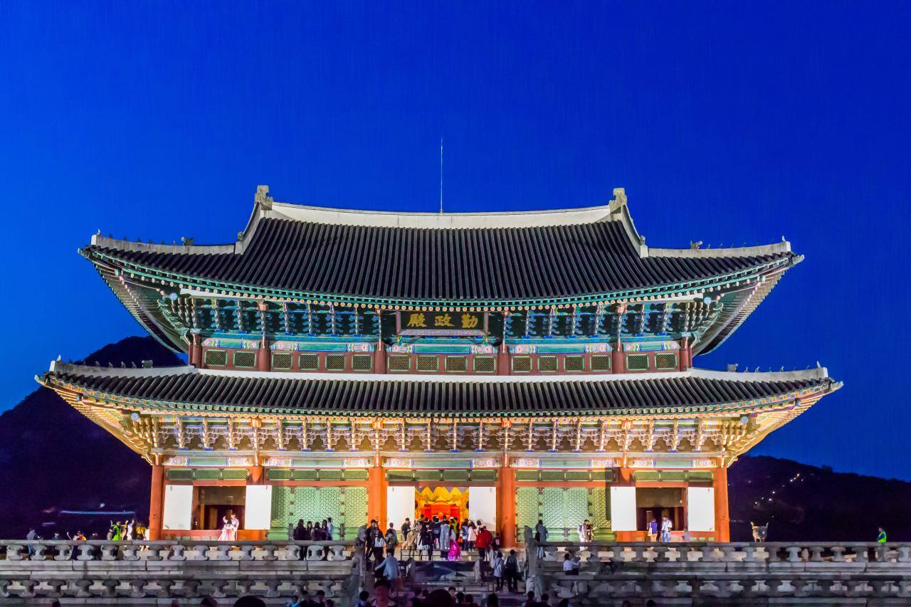 景福宮の夜景
