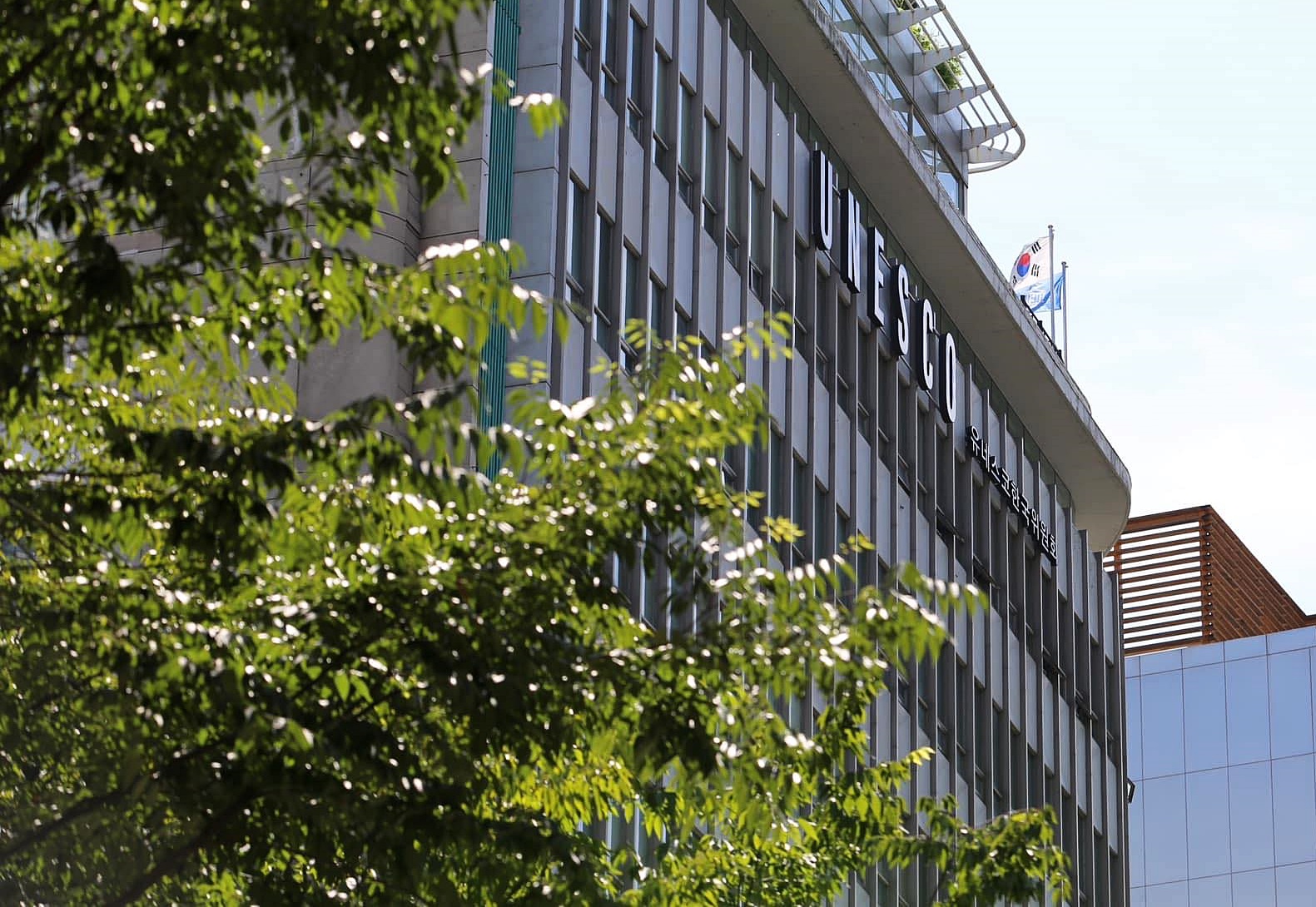 ソウル市内の明洞にあるユネスコ韓国委員会＝ユネスコ韓国委員会