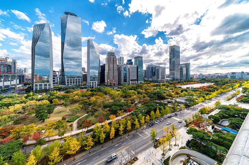 ソウルが１０年連続で「世界最高ＭＩＣＥ都市」に選ばれた。写真はソウル・汝矣島の全景＝アイクリックアート(上記の写真は著作権法に基づき無断転載及び再配布を禁じます)