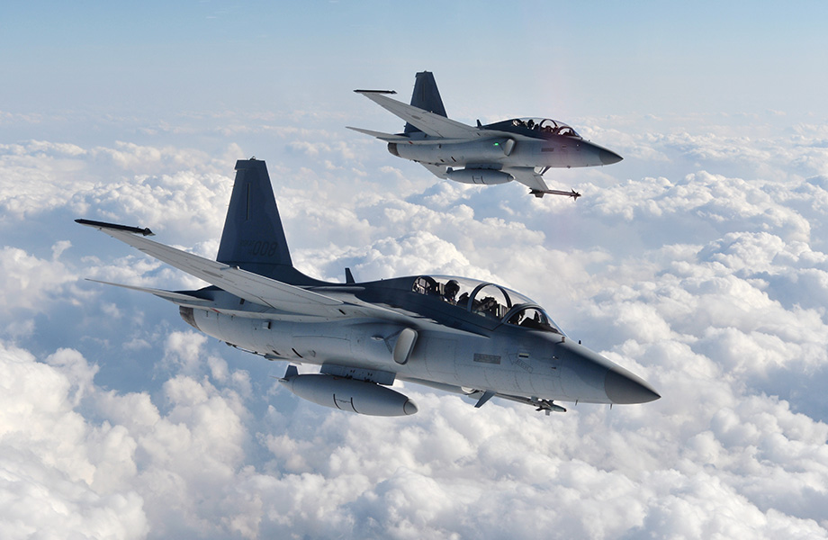 写真は、ＦＡ－５０＝韓国航空宇宙産業