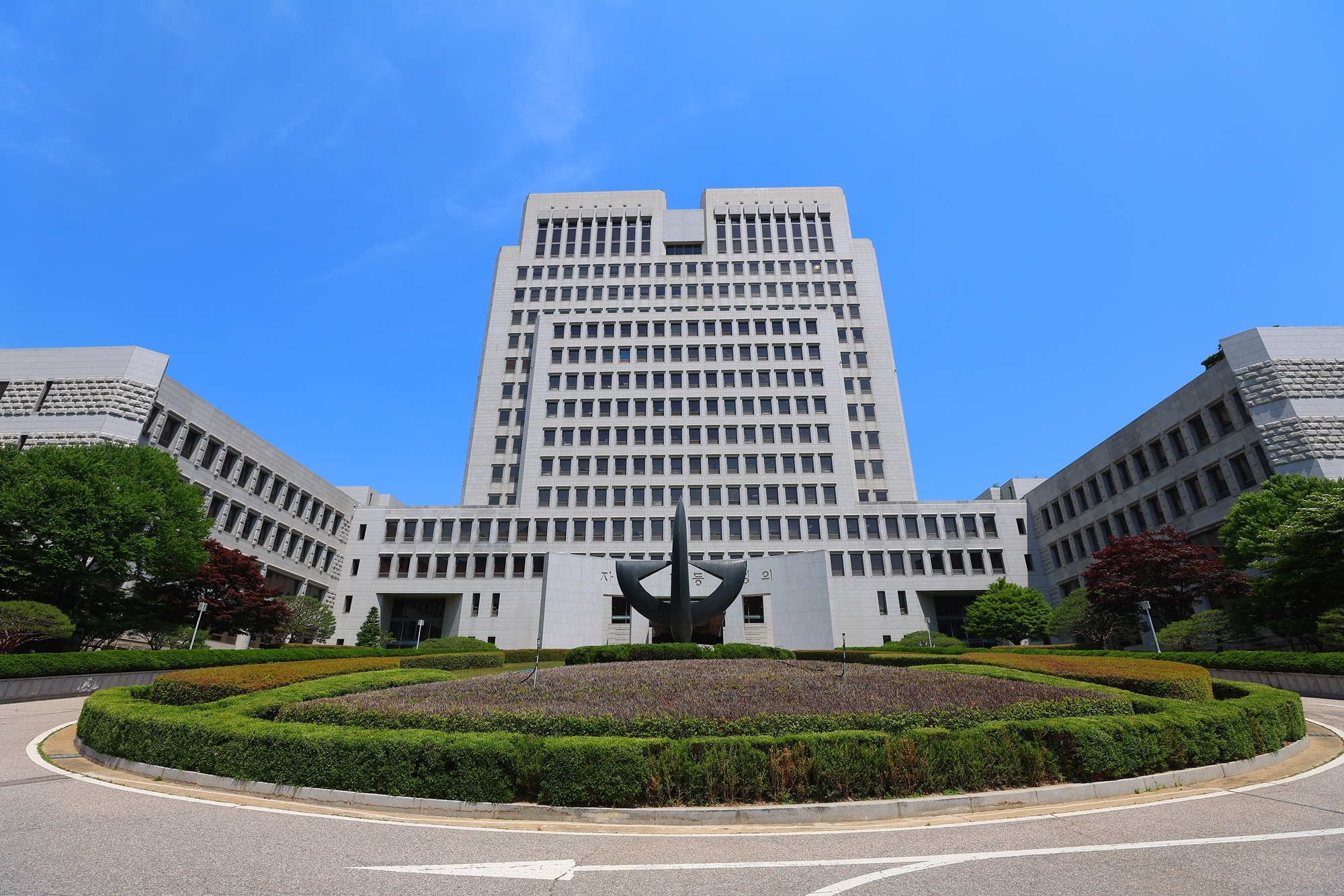 写真は、最高裁判所の全景＝ソウル・瑞草区、聯合ニュース 