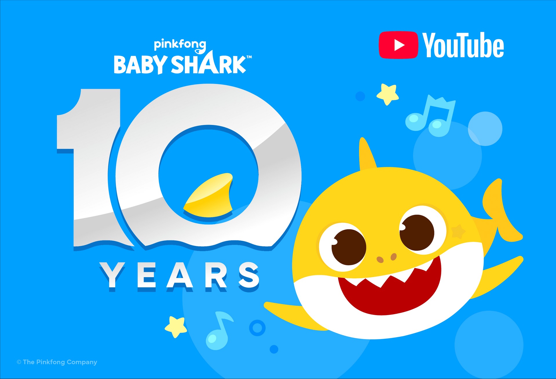 誕生１０周年を迎えた「ピンクポン・ベイビーシャーク」