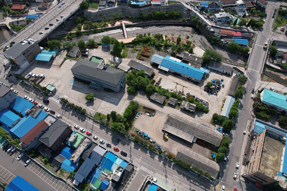 トゲ鉱業所の全景＝三陟市