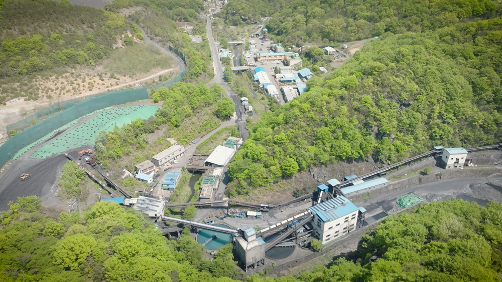 ファスン鉱業所の全景＝和順郡