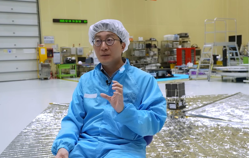 韓国航空宇宙研究院宇宙探査チームのキム・ミンギ責任研究員＝航空宇宙研究院