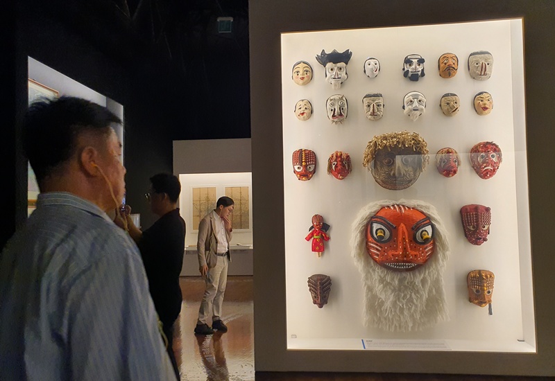 特別展「ZERO」の会場＝グエン・ティタイ・ウィン