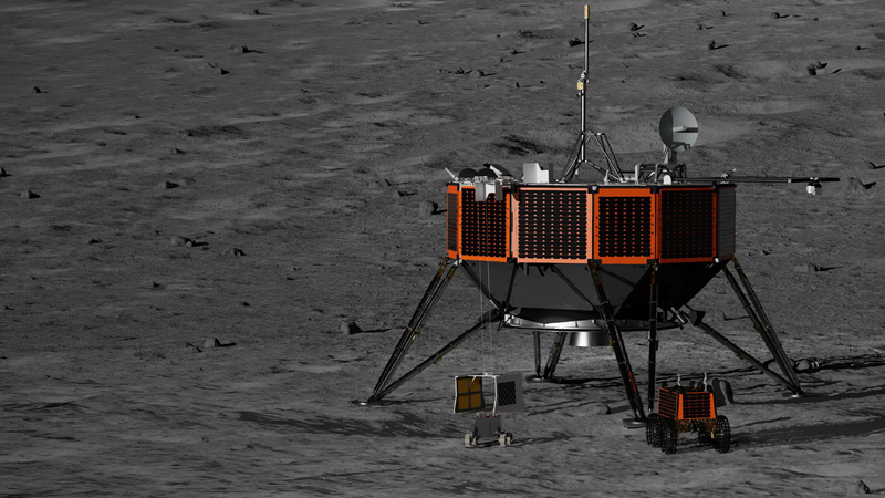 ＣＬＰＳ ＣＴ－４ミッションの月着陸船のイメージ＝宇宙航空庁