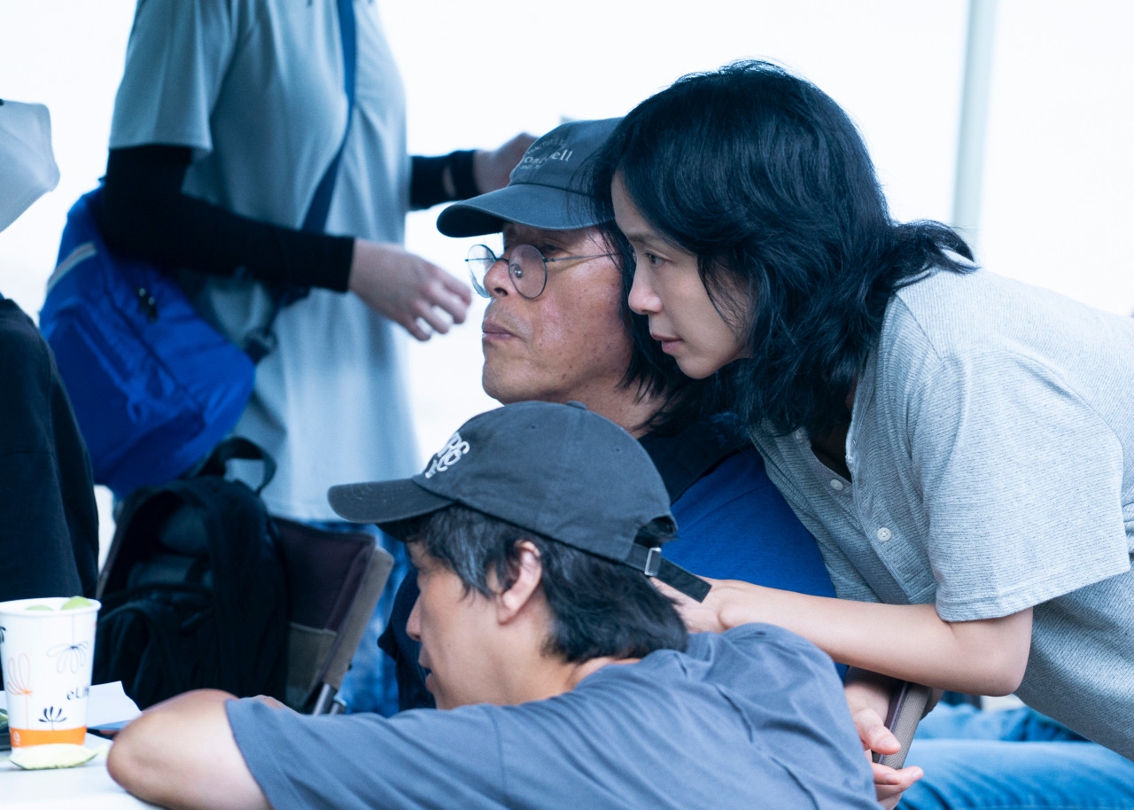 『可能な愛』の撮影現場の様子＝ネットフリックス