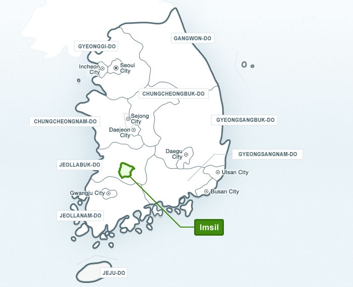 임실군 지도 