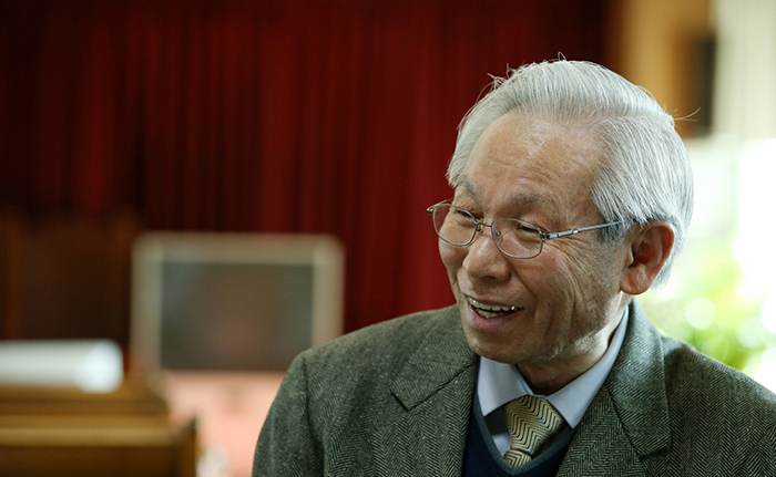 ソウル日本人教会の吉田耕三主任牧師は1976年に韓国へ移って以来の40年間、過去の歴史に対する日本の反省を呼びかけ、韓国と日本の和解のために努力している 
