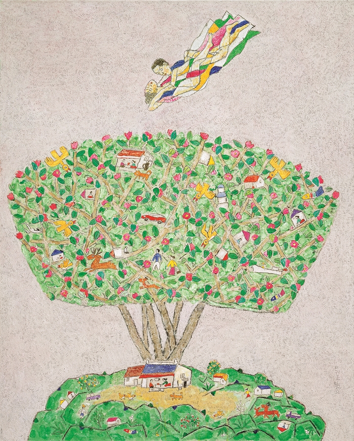 油絵 F3 ( 画家 Yヤング かわいらしい ) 韓国の画家