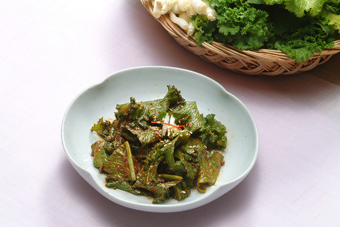 カラシナの和え物