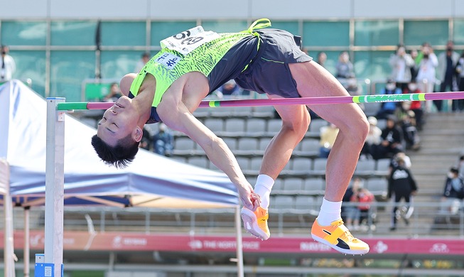 全国体育大会で優勝した禹相赫選手