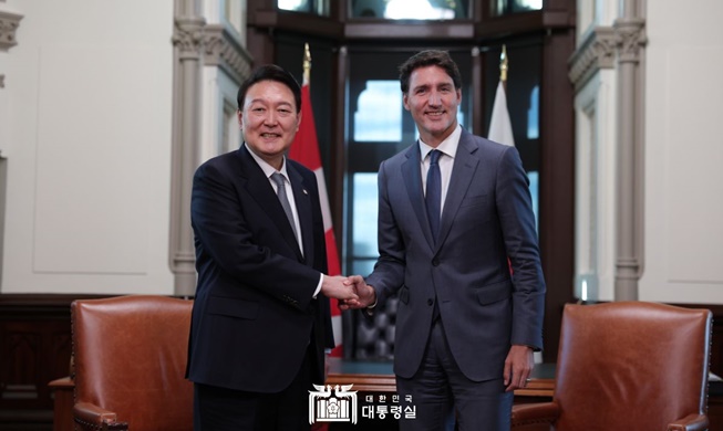 韓国・カナダ首脳会談　１７日にソウルで開催
